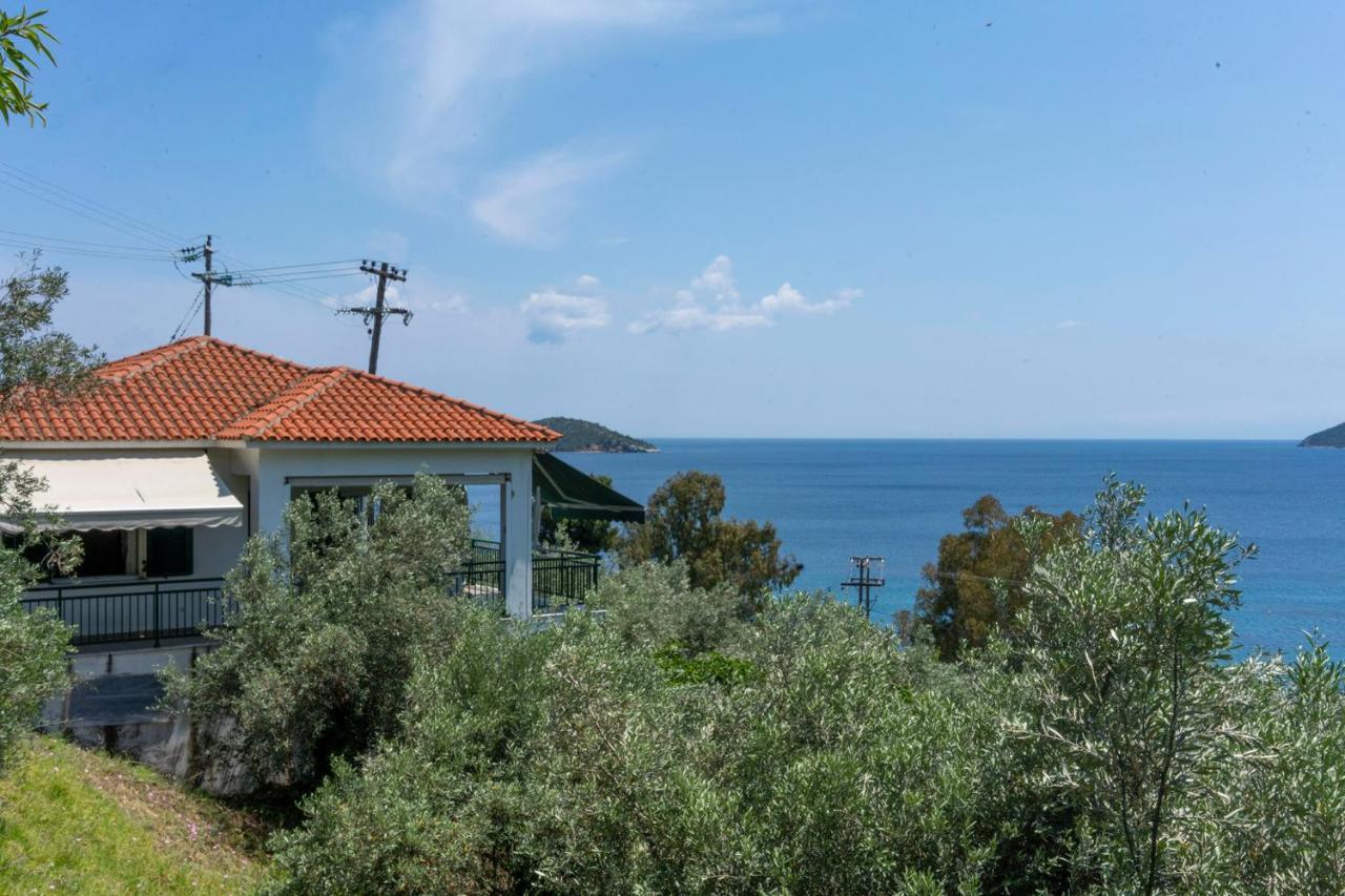Villa Ftelia House Skiathos-Stadt Exterior foto